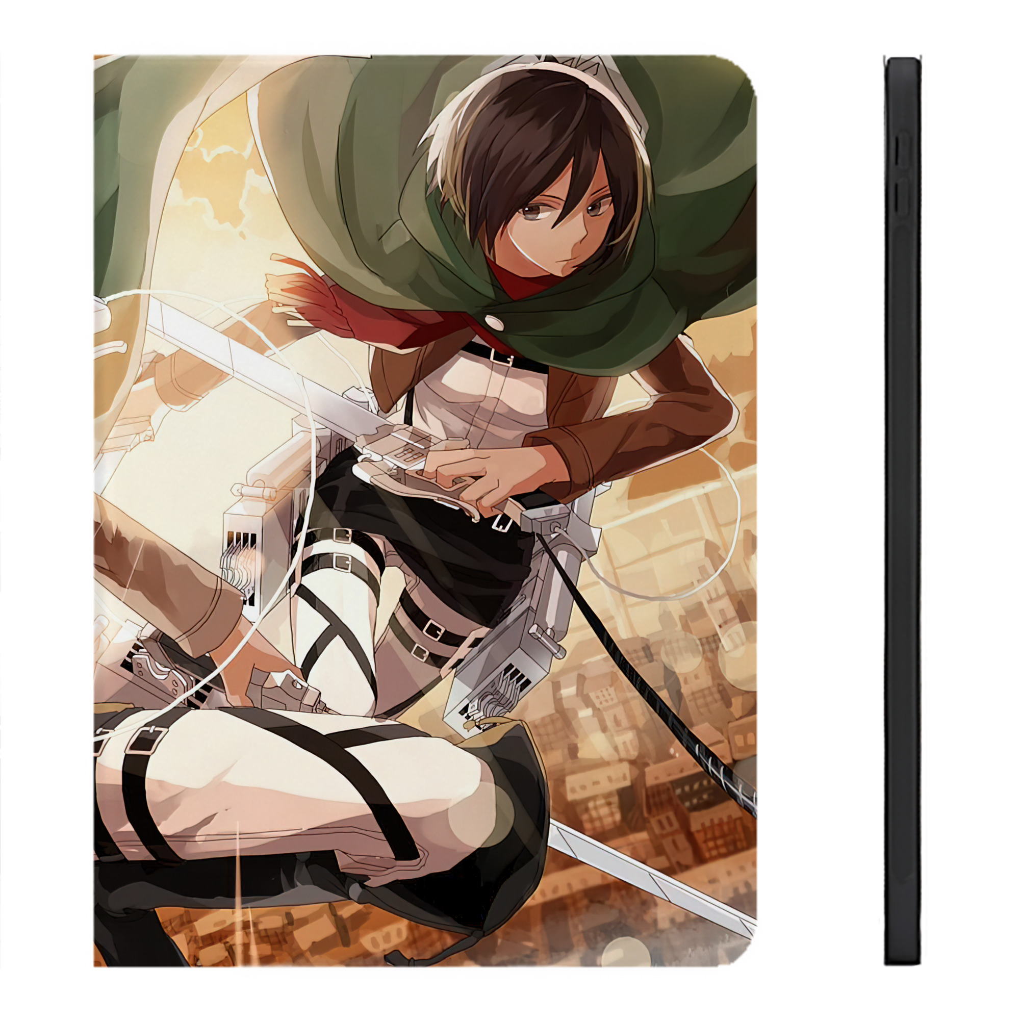 （画像用） 進撃の巨人 Attack on Titan IPadケース ペンホルダー付き ブックスタイルデザイン